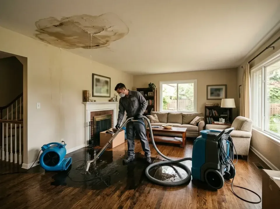attic-pipe-burst-ceiling-drip-008 — frequently asked questions, Water Damage Restoration & Carpet Care in Ashland City, TN